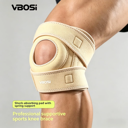 Genouillères Stabilisatrices de Fitness – Support de Compression Ajustable pour Soulagement des Douleurs Articulaires, Arthrite et Récupération du Ménisque
